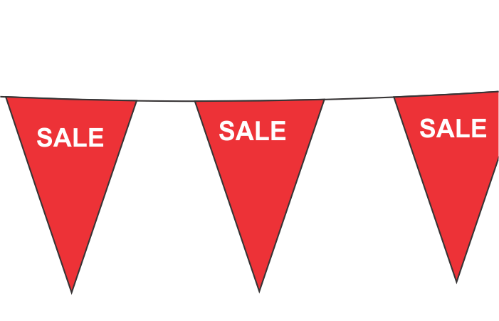 Custom sale flags